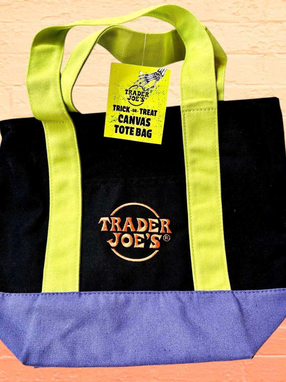 Trader Joe’s Trick Or Treat Mini Tote Bag 2025 limited Halloween 🎃